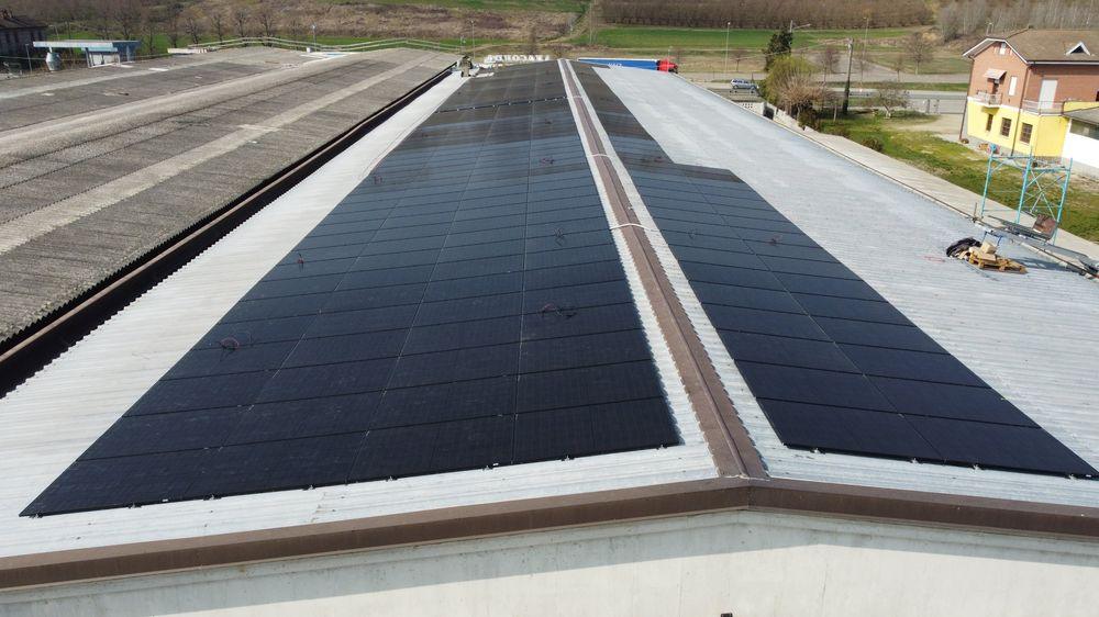 Impianto fotovoltaico su capannone 140 kWp a Govone